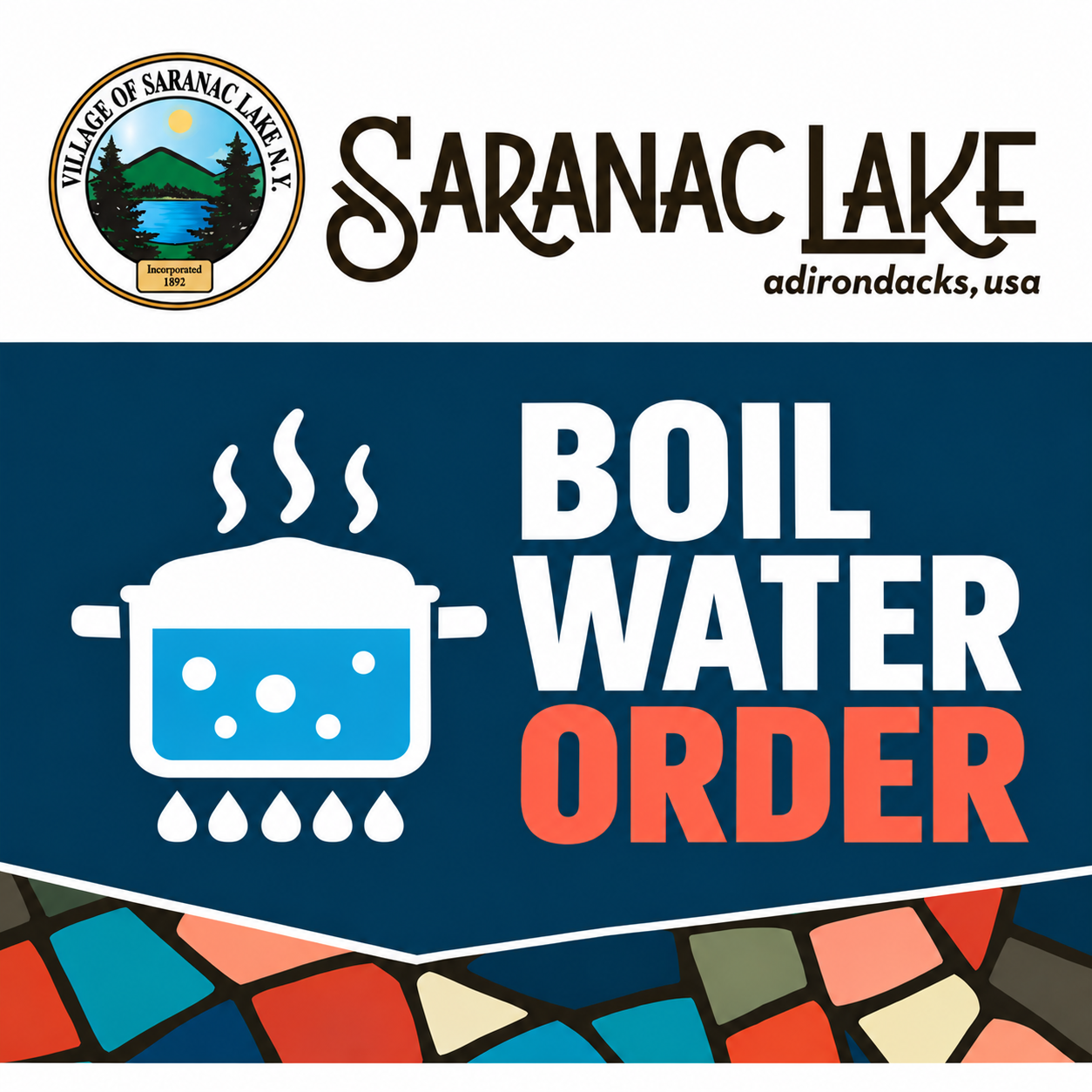 PARTIAL BOIL WATER ORDER LIFTED